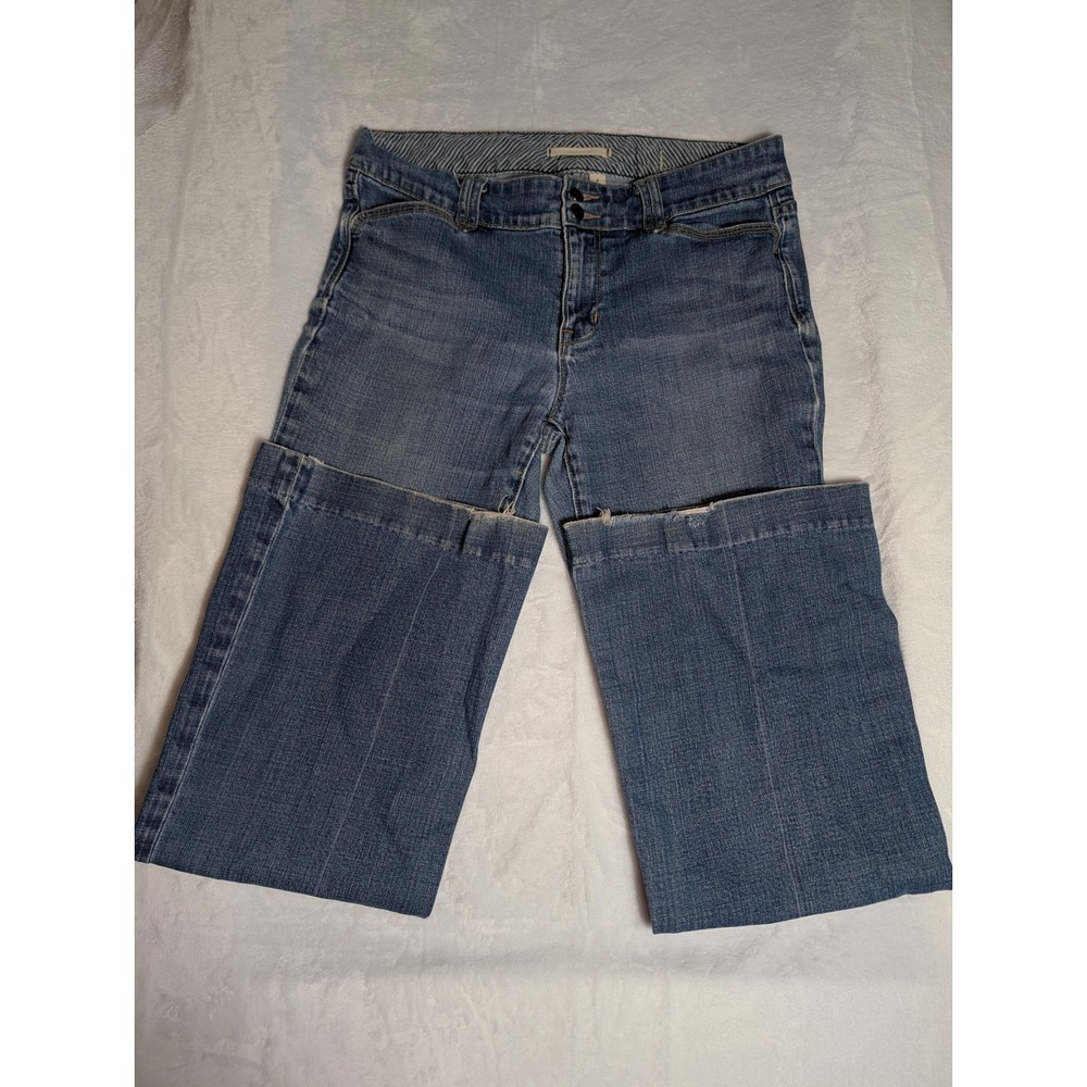 Gap Jeans Co Curvy Jeans Size 8 Y2K Low Rise Flare Bootcut Double Button